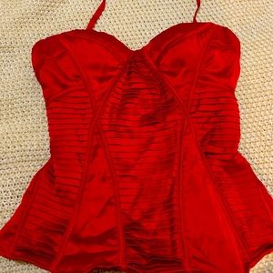 Red Corset Top